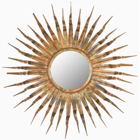 SAFAVIEH Sun Mirror - Copper MIR3007A